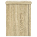 Supporti per Piante 2 pz Rovere 15x15x20 cm in Multistrato