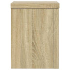 Supporti per Piante 2 pz Rovere 15x15x20 cm in Multistrato