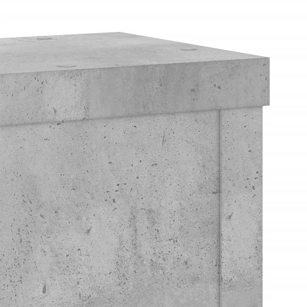Supporti per Piante 2 pz Grigio 15x15x20 cm Legno Multistrato