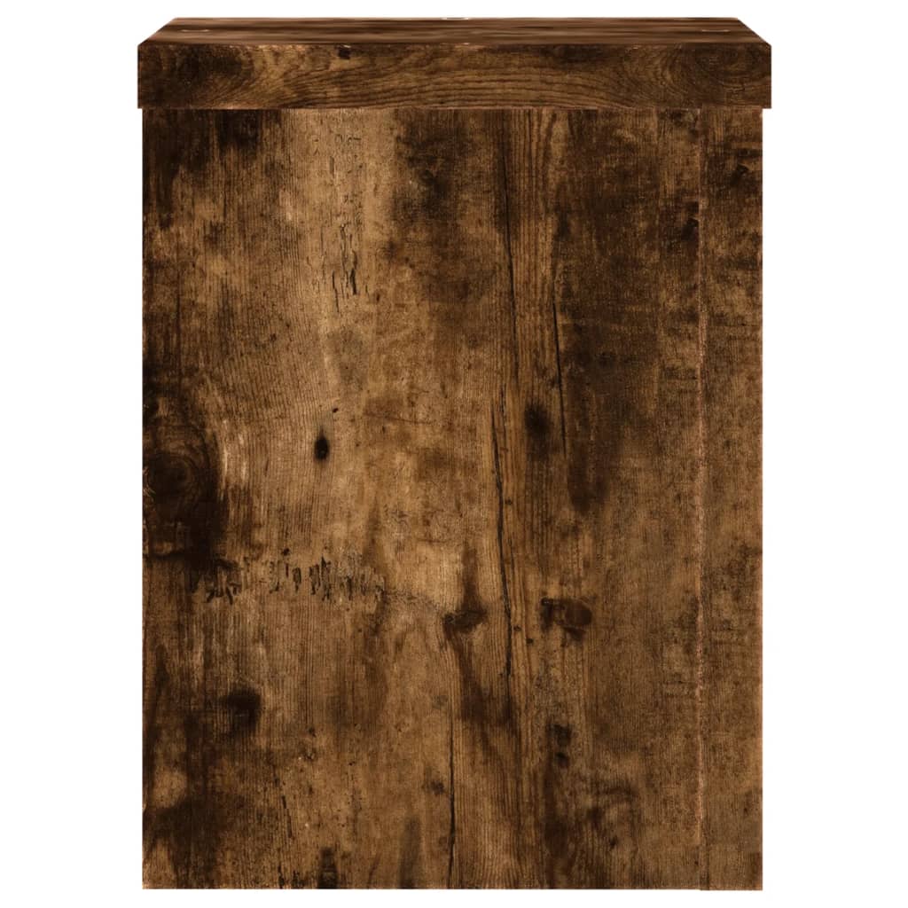 Supporti per Piante 2 pz Rovere 15x15x20 cm Legno Multistrato