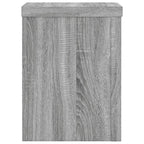 Supporti per Piante 2 pz Grigio 15x15x20 cm in Multistrato