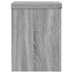 Supporti per Piante 2 pz Grigio 15x15x20 cm in Multistrato