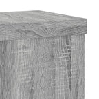 Supporti per Piante 2 pz Grigio 15x15x20 cm in Multistrato