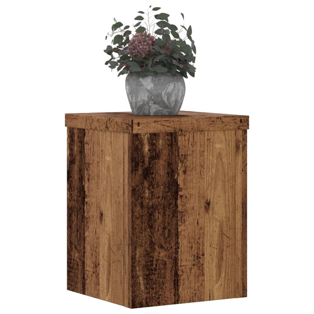 Supporti per Piante 2 pz Legno 15x15x20 cm Legno Multistrato
