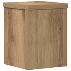 Supporti per Piante 2 pz Rovere 15x15x20 cm in Multistrato
