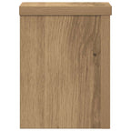 Supporti per Piante 2 pz Rovere 15x15x20 cm in Multistrato