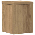 Supporti per Piante 2 pz Rovere 15x15x20 cm in Multistrato
