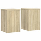 Supporti per Piante 2 pz Rovere 20x20x30 cm in Multistrato