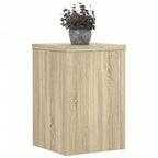 Supporti per Piante 2 pz Rovere 20x20x30 cm in Multistrato
