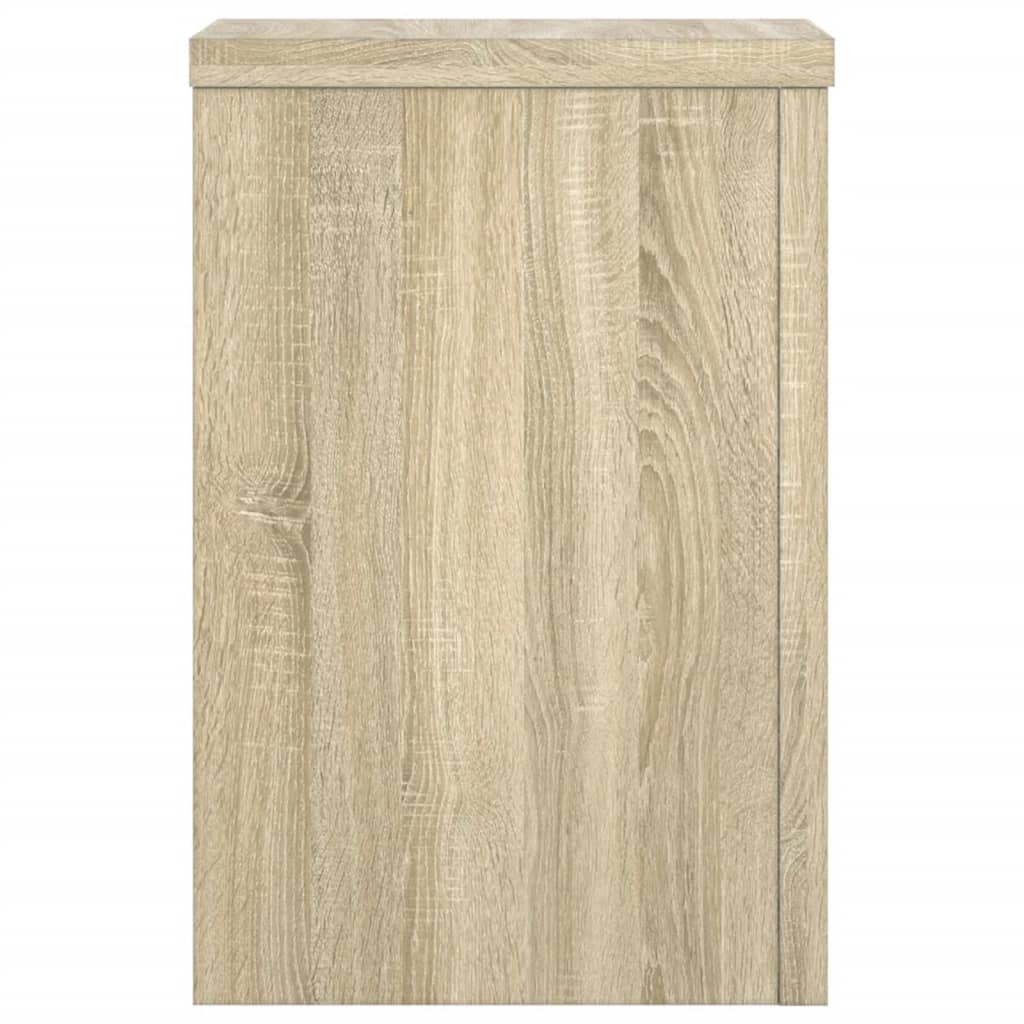 Supporti per Piante 2 pz Rovere 20x20x30 cm in Multistrato