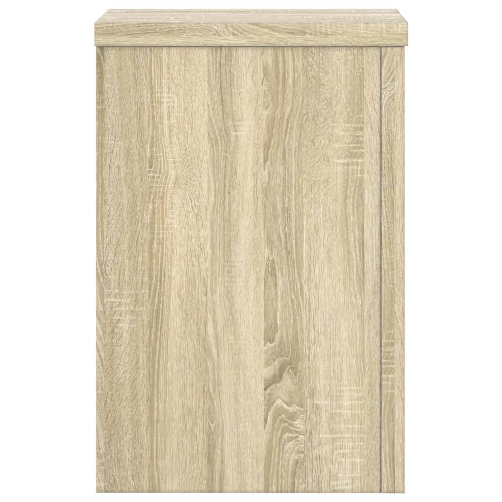 Supporti per Piante 2 pz Rovere 20x20x30 cm in Multistrato