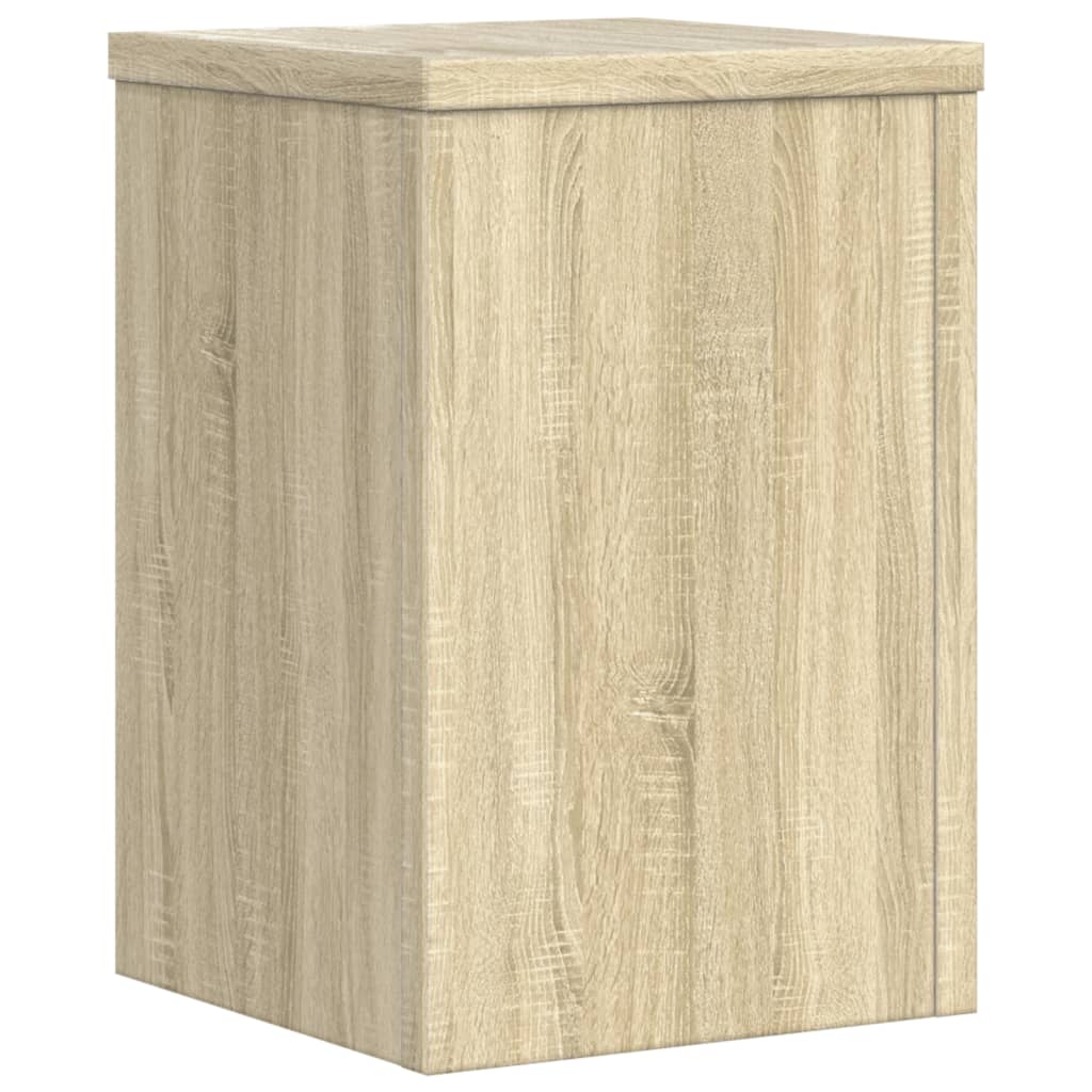 Supporti per Piante 2 pz Rovere 20x20x30 cm in Multistrato