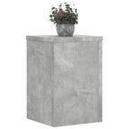 Supporti per Piante 2 pz Grigio 20x20x30 cm Legno Multistrato