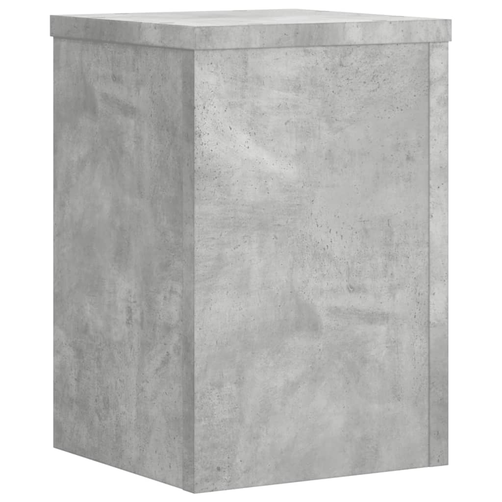 Supporti per Piante 2 pz Grigio 20x20x30 cm Legno Multistrato