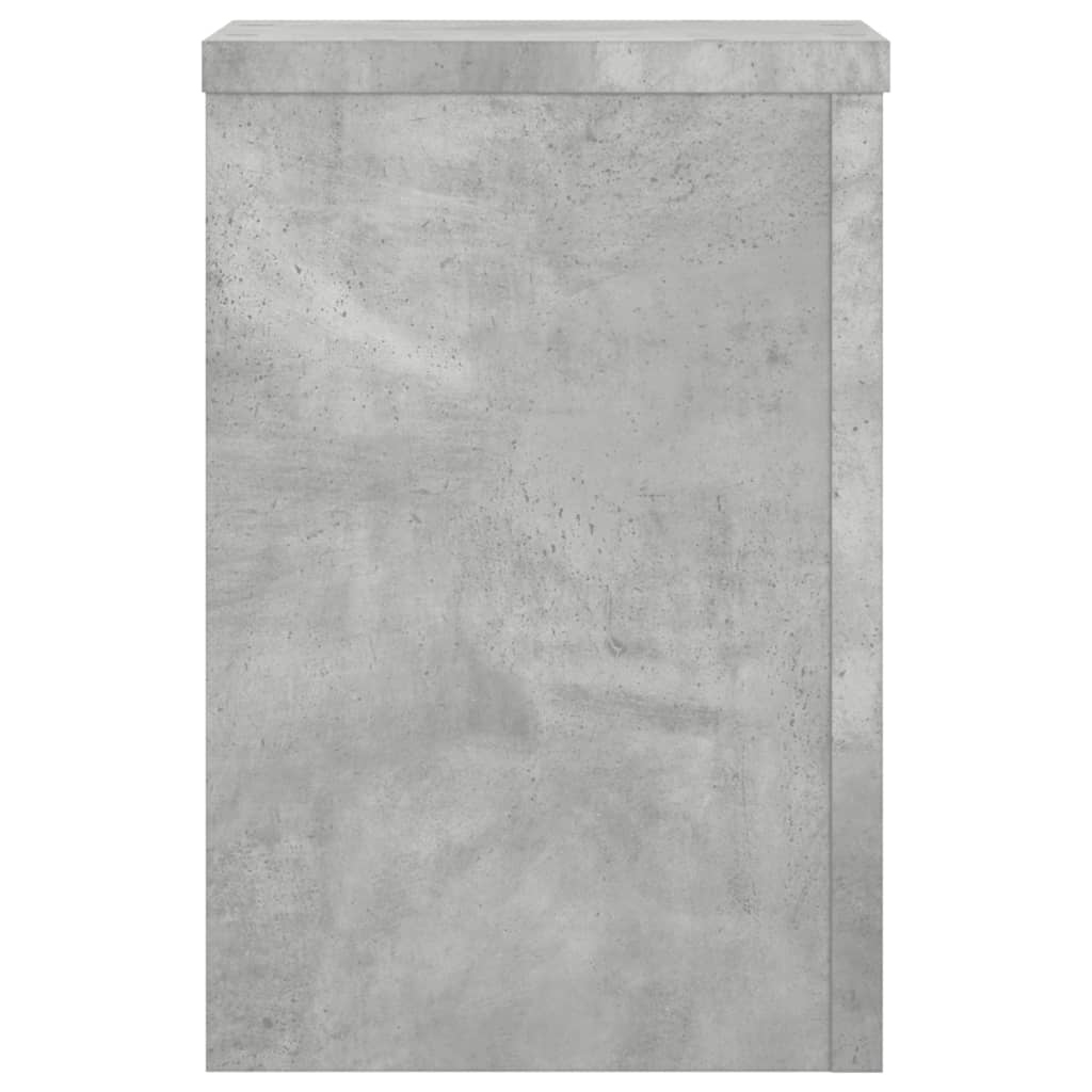 Supporti per Piante 2 pz Grigio 20x20x30 cm Legno Multistrato