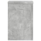 Supporti per Piante 2 pz Grigio 20x20x30 cm Legno Multistrato