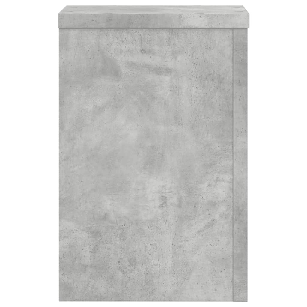 Supporti per Piante 2 pz Grigio 20x20x30 cm Legno Multistrato