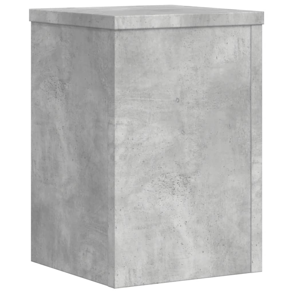 Supporti per Piante 2 pz Grigio 20x20x30 cm Legno Multistrato