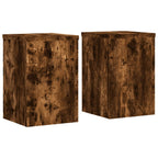 Supporti per Piante 2 pz Rovere 20x20x30 cm Legno Multistrato