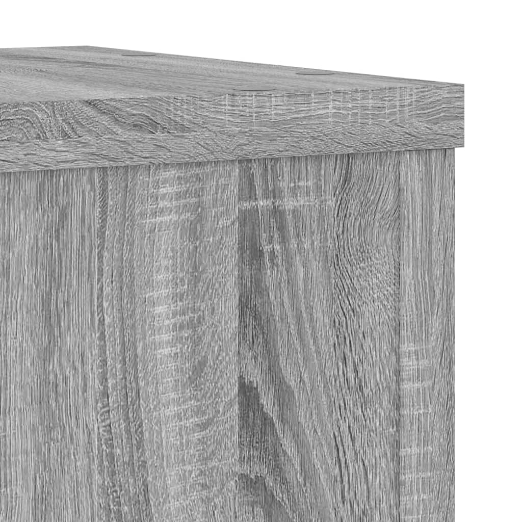 Supporti per Piante 2 pz Grigio 20x20x30 cm in Multistrato