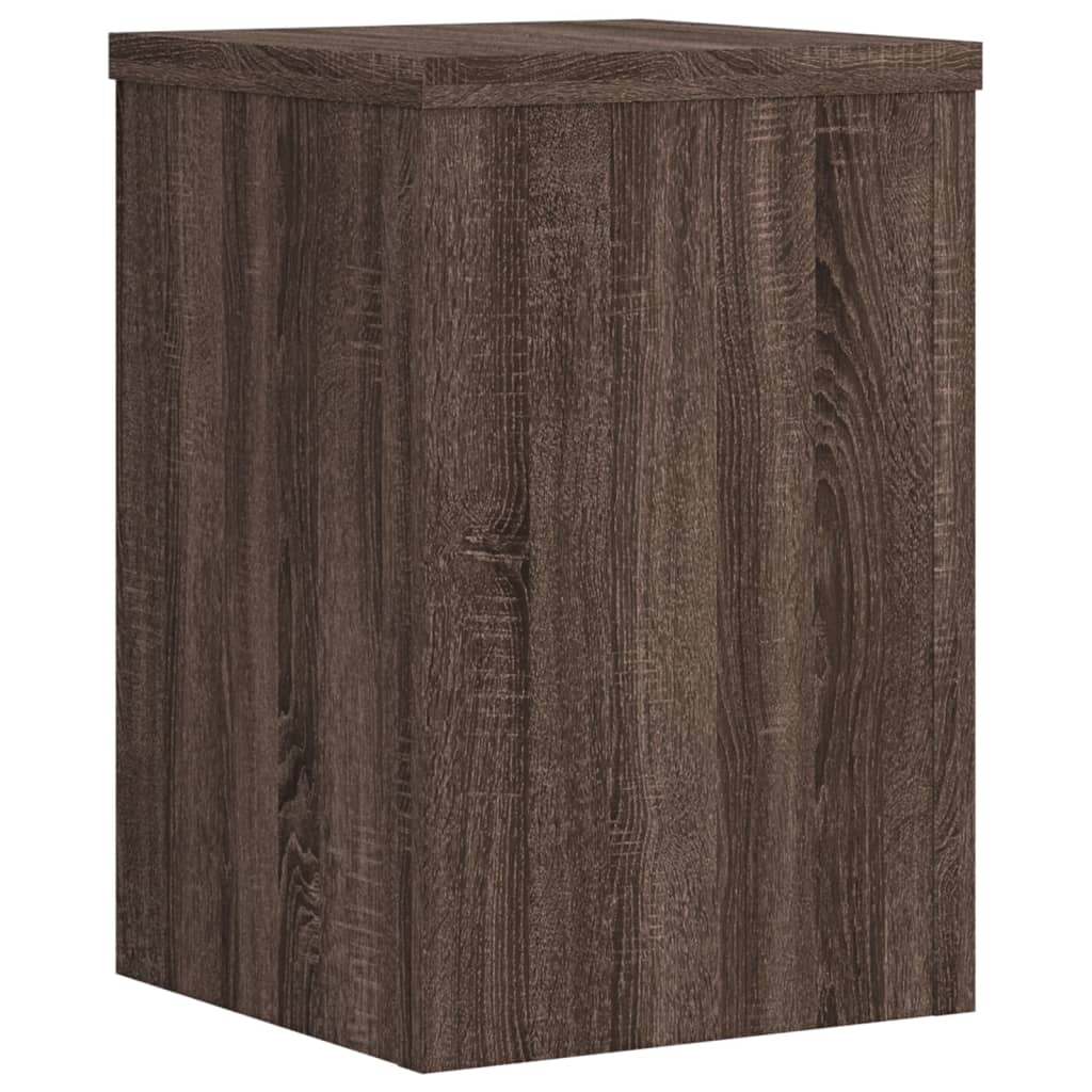 Supporti per Piante 2 pz Marrone 20x20x30 cm Legno Multistrato