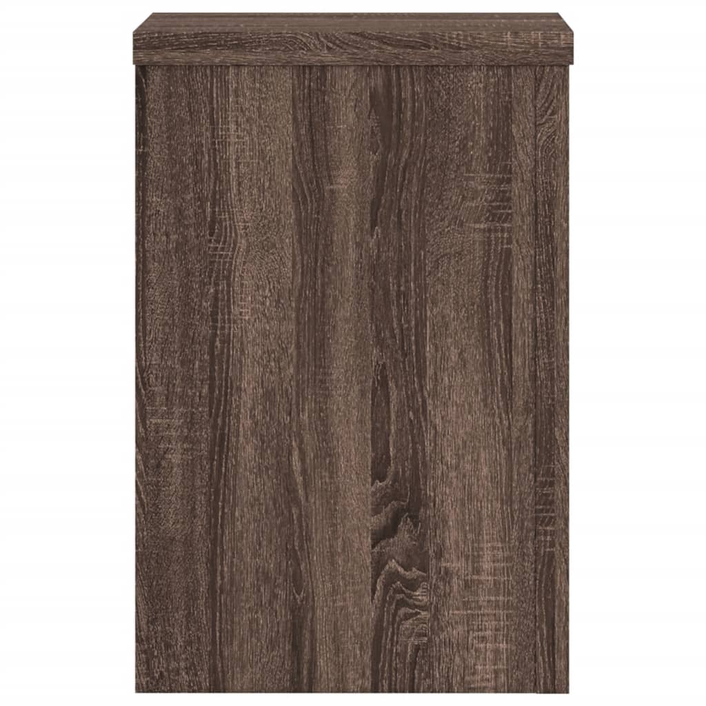 Supporti per Piante 2 pz Marrone 20x20x30 cm Legno Multistrato