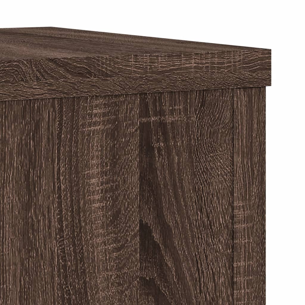 Supporti per Piante 2 pz Marrone 20x20x30 cm Legno Multistrato
