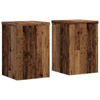 Supporti per Piante 2 pz Legno 20x20x30 cm Legno Multistrato