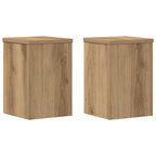 Supporti per Piante 2 pz Rovere 20x20x30 cm in Multistrato