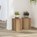 Supporti per Piante 2 pz Rovere 20x20x30 cm in Multistrato