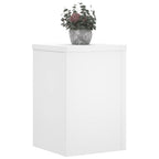 Supporti per Piante 2 pz Bianchi 25x25x35 cm Legno Multistrato
