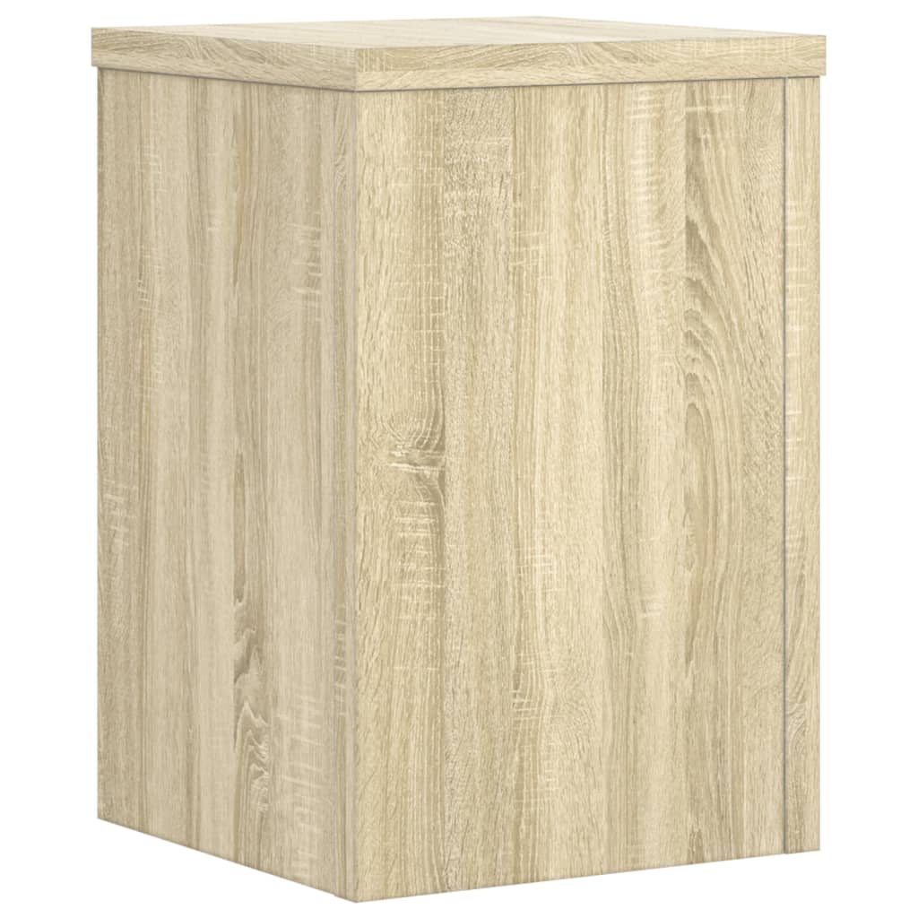 Supporti per Piante 2 pz Rovere 25x25x35 cm in Multistrato