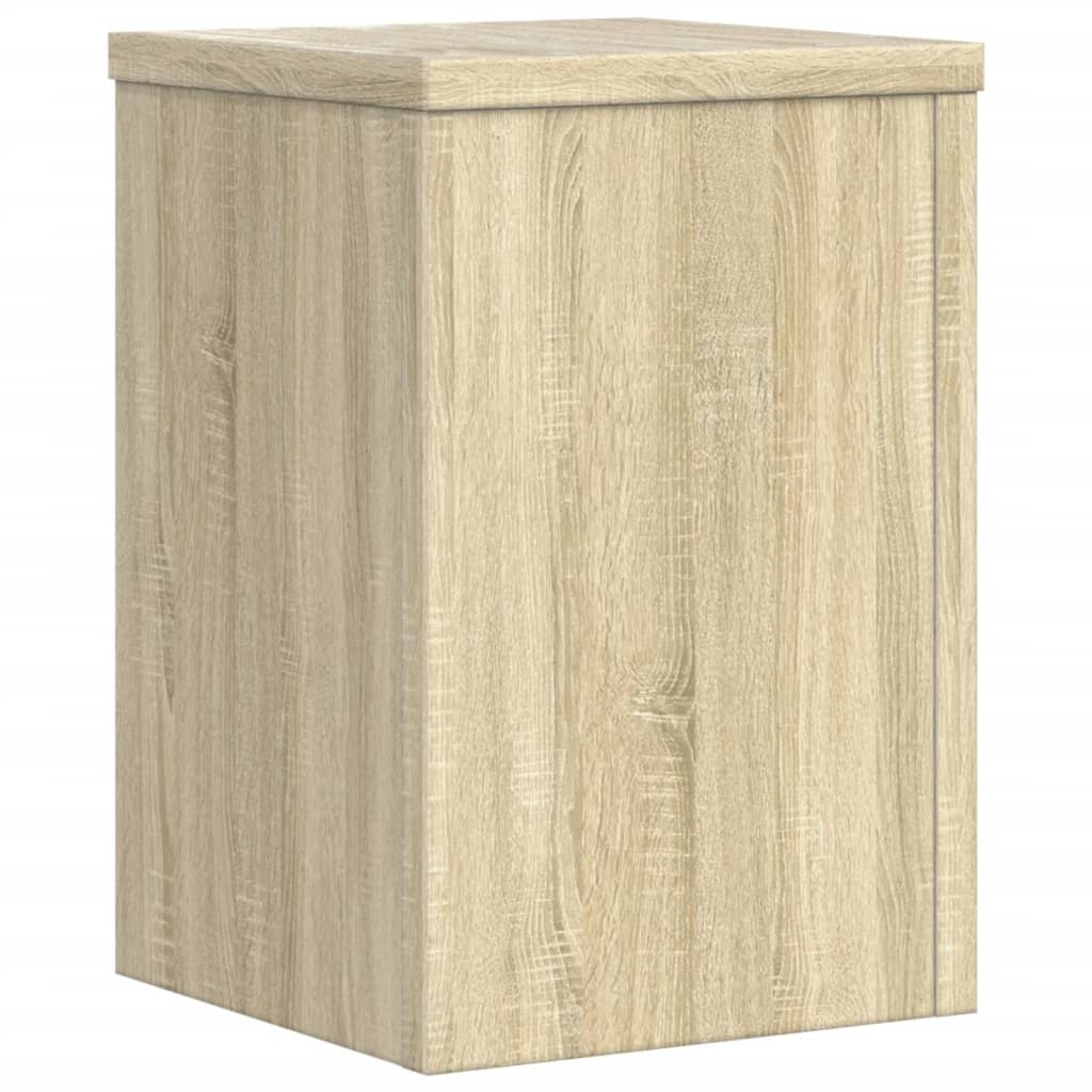 Supporti per Piante 2 pz Rovere 25x25x35 cm in Multistrato