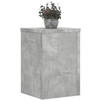 Supporti per Piante 2 pz Grigio 25x25x35 cm Legno Multistrato