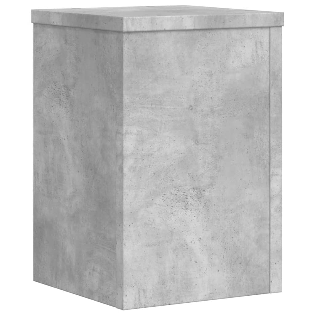 Supporti per Piante 2 pz Grigio 25x25x35 cm Legno Multistrato