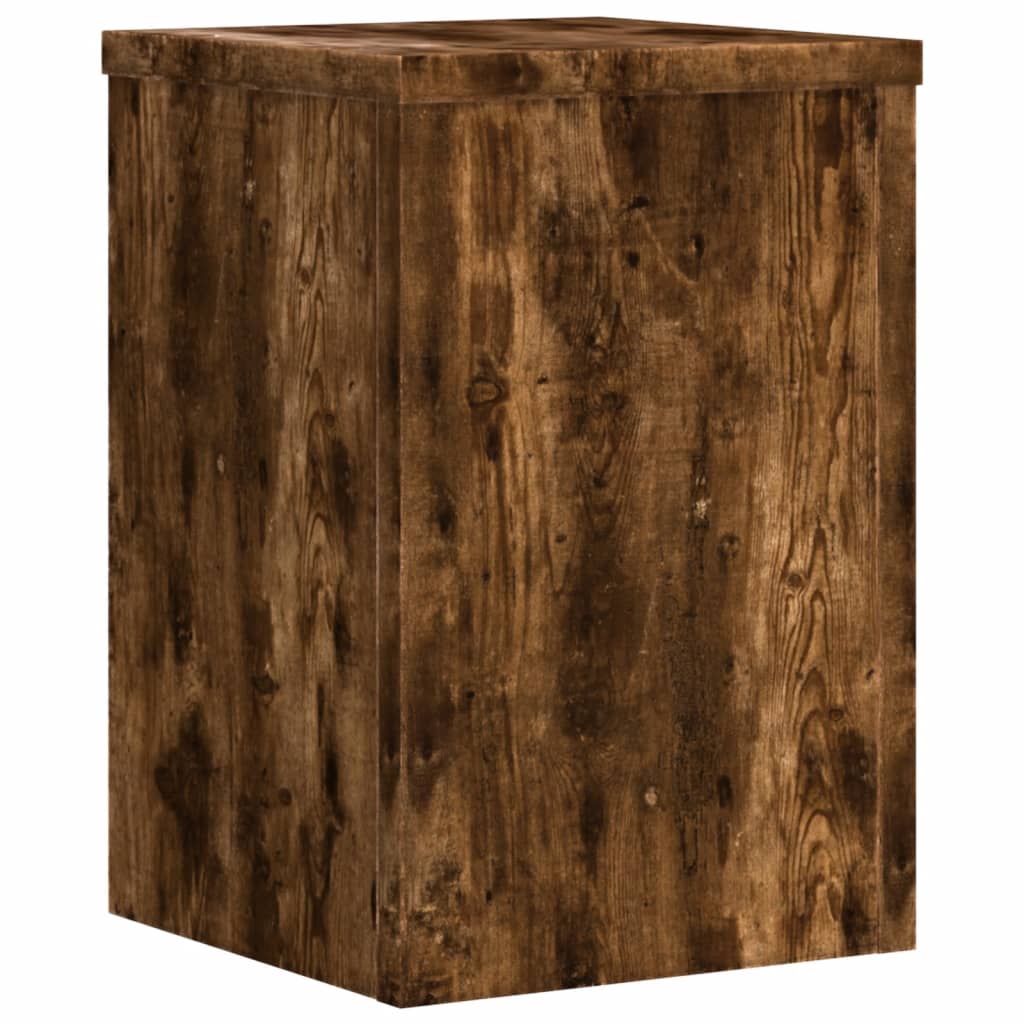 Supporti per Piante 2 pz Rovere 25x25x35 cm Legno Multistrato