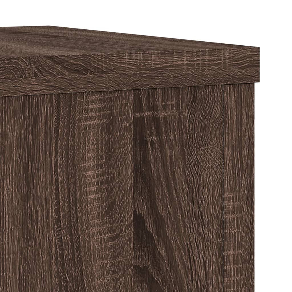 Supporti per Piante 2 pz Marrone 25x25x35 cm Legno Multistrato
