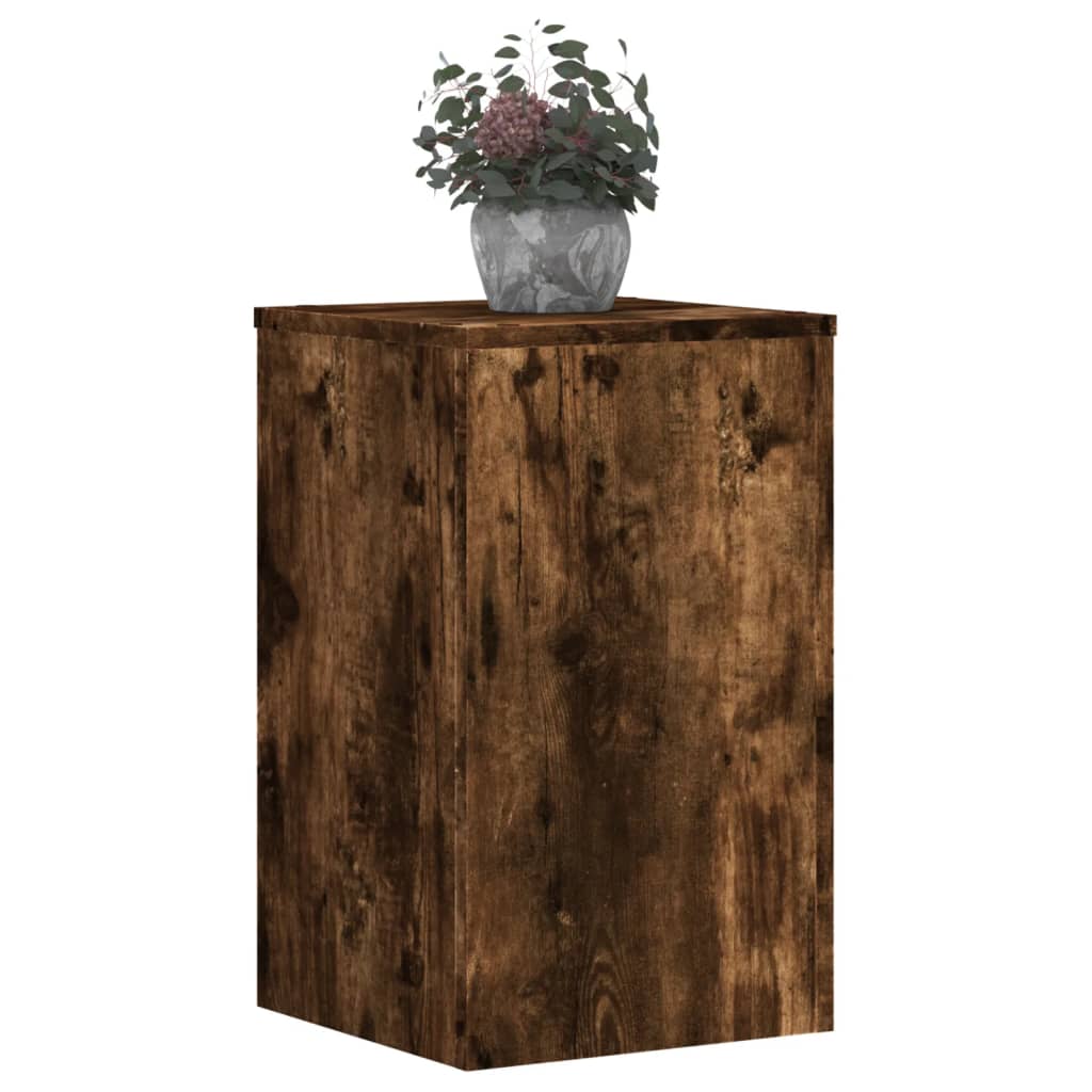 Supporti per Piante 2 pz Rovere 30x30x50 cm Legno Multistrato
