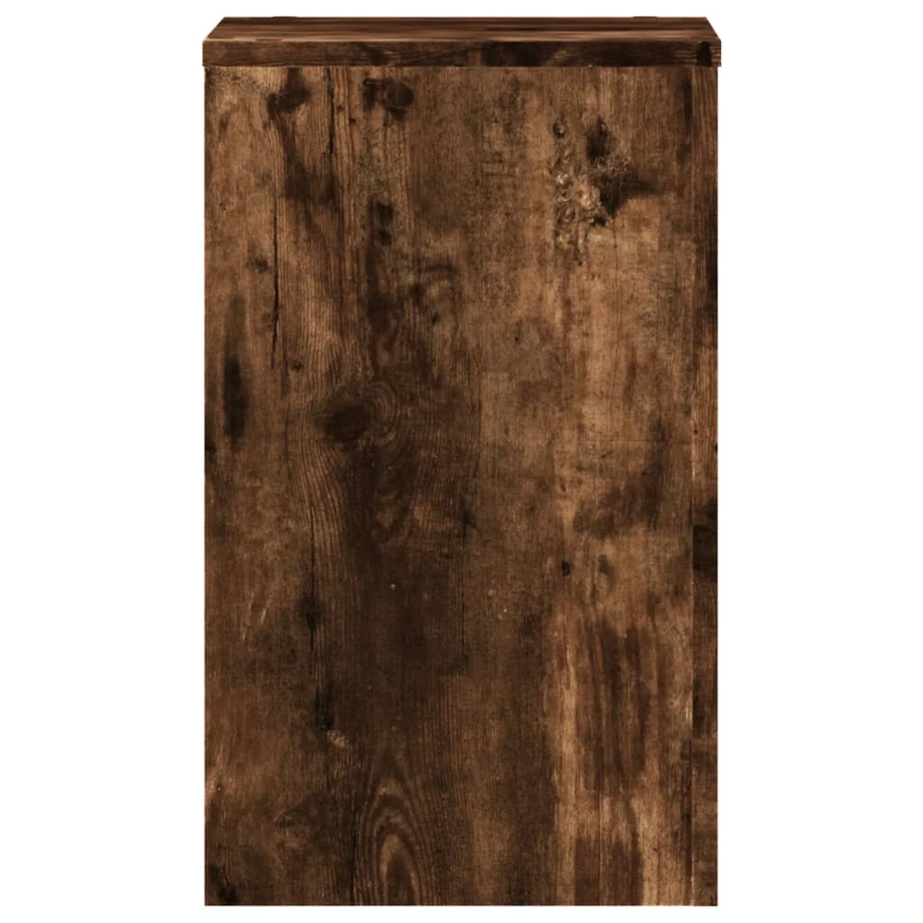 Supporti per Piante 2 pz Rovere 30x30x50 cm Legno Multistrato