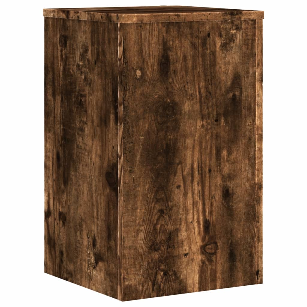 Supporti per Piante 2 pz Rovere 30x30x50 cm Legno Multistrato