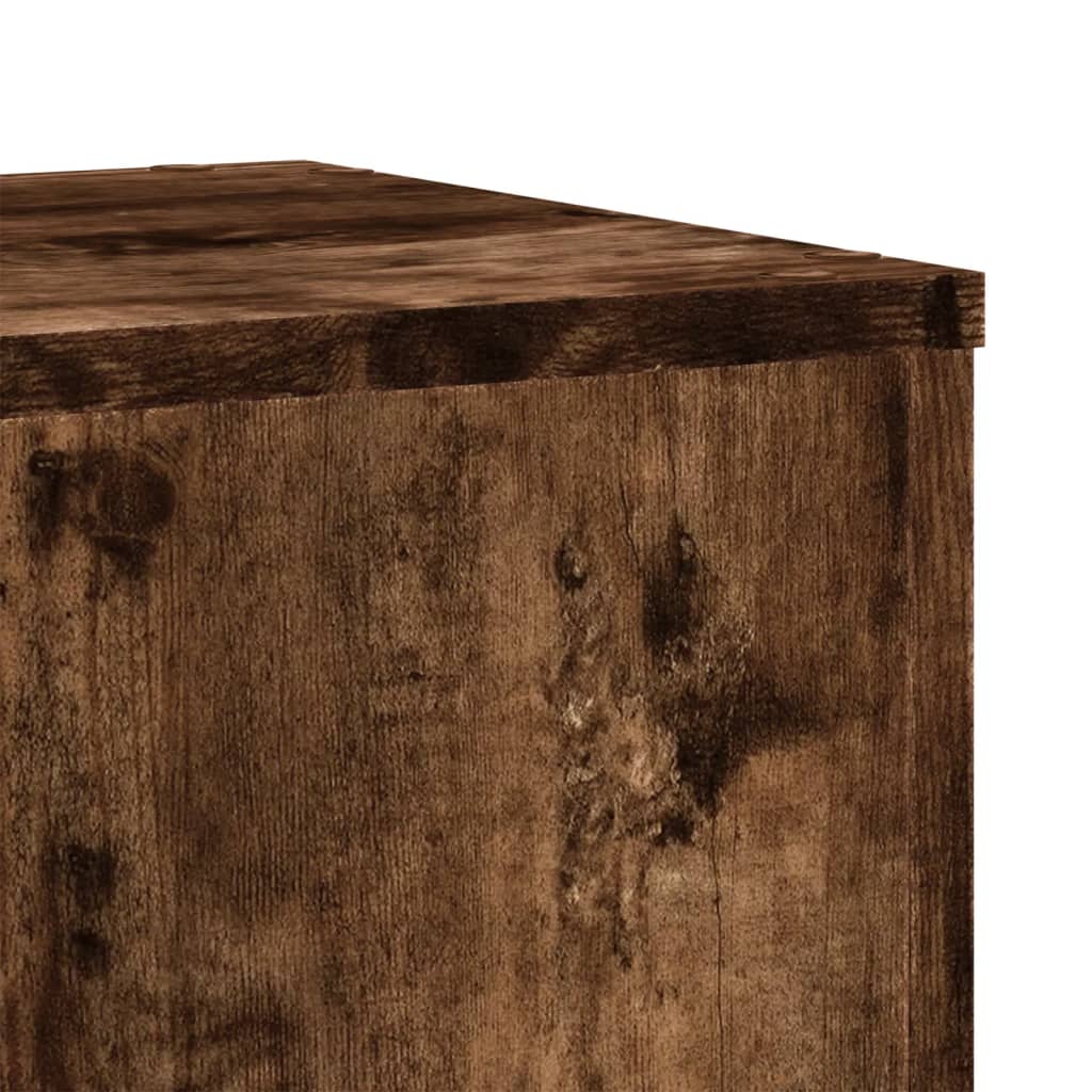 Supporti per Piante 2 pz Rovere 30x30x50 cm Legno Multistrato