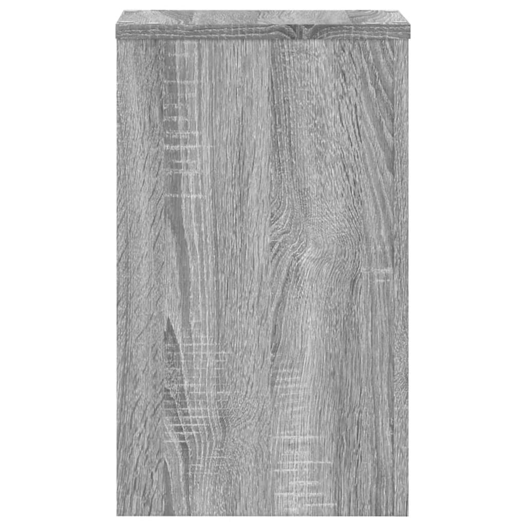 Supporti per Piante 2 pz Grigio 30x30x50 cm in Multistrato
