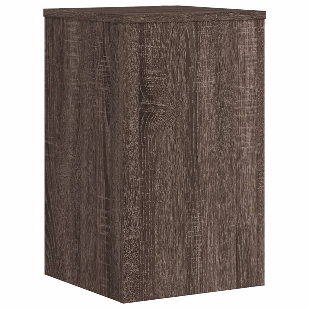 Supporti per Piante 2 pz Marrone 30x30x50 cm Legno Multistrato