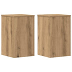 Supporti per Piante 2 pz Rovere 30x30x50 cm in Multistrato