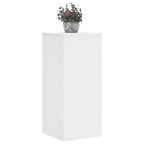Supporti per Piante 2 pz Bianchi 30x30x70 cm Legno Multistrato