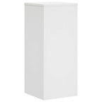Supporti per Piante 2 pz Bianchi 30x30x70 cm Legno Multistrato
