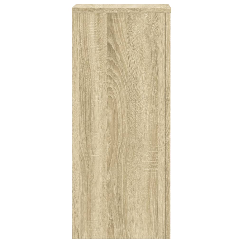 Supporti per Piante 2 pz Rovere 30x30x70 cm in Multistrato
