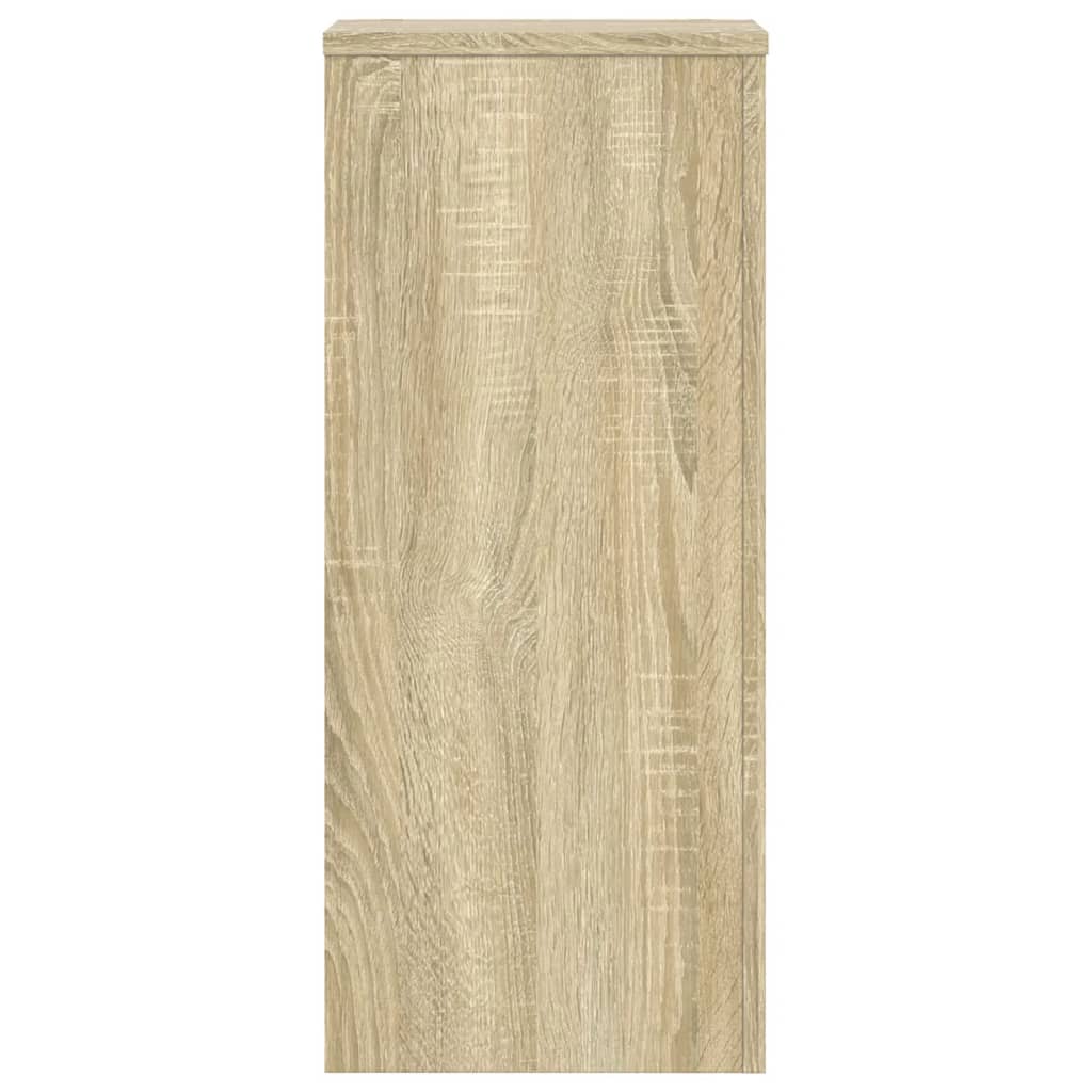 Supporti per Piante 2 pz Rovere 30x30x70 cm in Multistrato