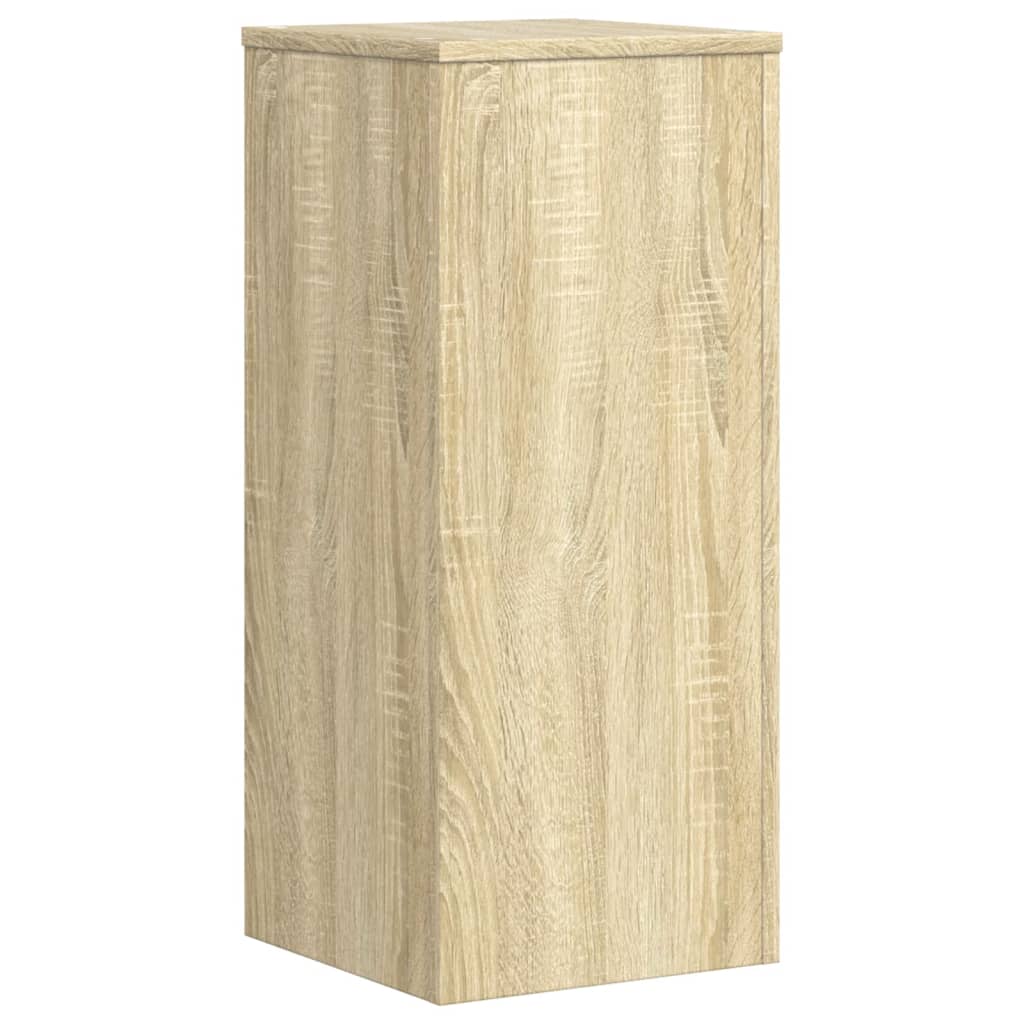 Supporti per Piante 2 pz Rovere 30x30x70 cm in Multistrato