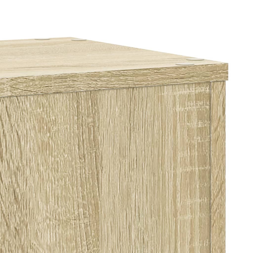 Supporti per Piante 2 pz Rovere 30x30x70 cm in Multistrato